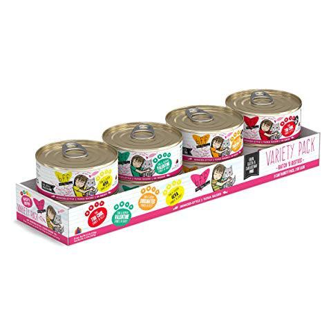 B.F.F. Originals Wet Cat Food Variety Pack, 5.5 oz